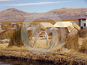 Titicaca Lake, floating islands of Uros, Peru