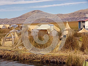 Titicaca Lake, floating islands of Uros, Peru