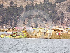 Titicaca Lake, floating islands of Uros, Peru