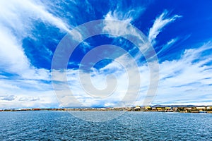 Titicaca lake near Puno photo