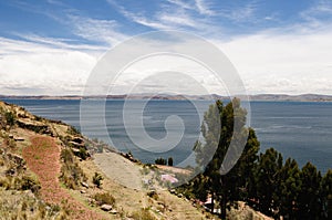 Titicaca lake, Peru, Taquile island photo