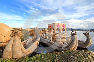 Titicaca's floating islands and boats