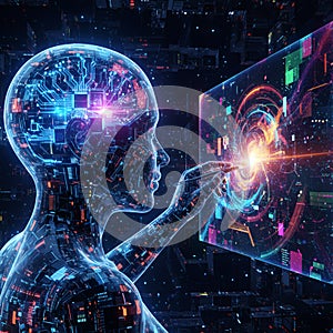 Title: Digital Mind Creation â The Fusion of AI and Human Intelligence