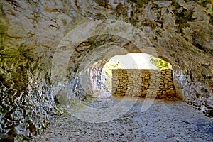 Tito's cave on Vis island