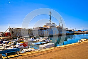 Titov Galeb ship wreck docked