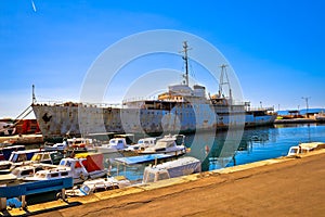 Titov Galeb ship wreck docked photo