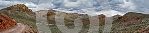 Titus Canyon Road Panorama