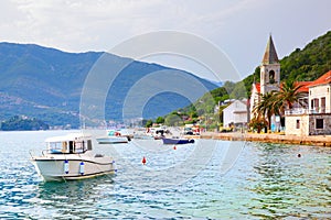 Tivat town in Montenegro photo