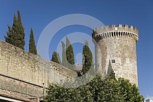 Tivoli Castle, or Castle of Rocca Pia, built in 1461 by Pope Pius II, Tivoli, Italy, Europe photo