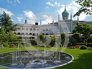 Tivoli Garden in Copenhagen,