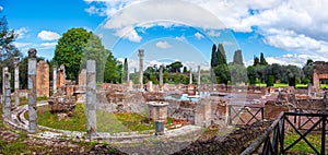 Tivoli - Villa Adriana or Hadrians Villa - Rome - Lazio landmark - Italy panoramic horizontal photo