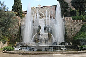 Tivoli villa of cardinal Ippolito d`Este, Italy. photo