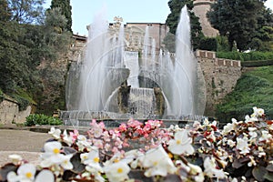 Tivoli villa of cardinal Ippolito d`Este, Italy. photo