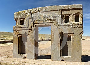 Tiwanaku, Altiplano, Bolivia photo