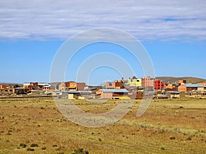 Tiwanaku city in Bolivia, South America