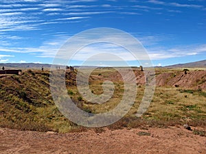 Tiwanaku ruins in Bolivia, South America