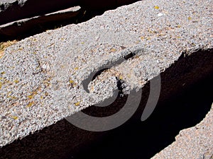 Tiwanaku ruins in Bolivia, South America