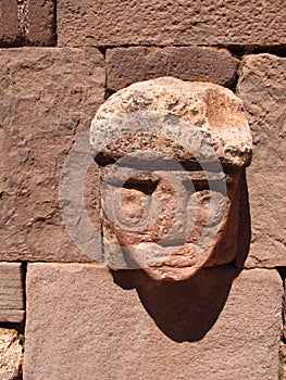 Tiwanaku ruins in Bolivia, South America