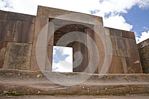 Tiwanaku or Tiahuanaco photo