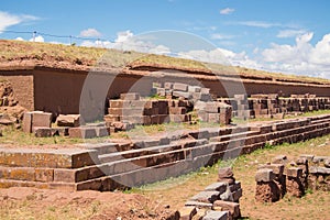 Tiwanaku Tiahuanaco, Pre-Columbian archaeological site, Bolivia