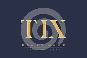 TIX abstract letter logo design
