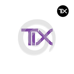 TIX Logo Letter Monogram Design