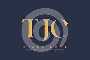 TJC abstract letter logo design