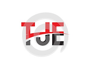 TJE Letter Initial Logo Design Vector Illustration
