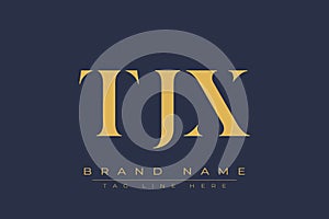TJX abstract letter logo design