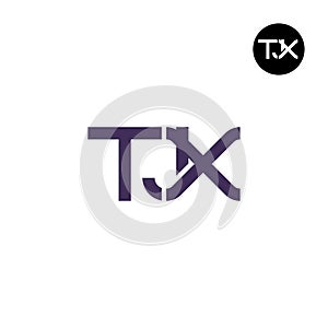 TJX Logo Letter Monogram Design