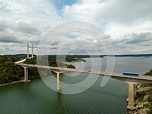 tjÃÂ¶rn bridge in Sweden photo