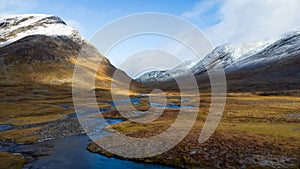 TjÃ¤ktjavagge river, Kungsleden