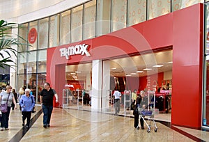 TK Maxx shop in a mall