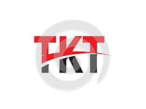 TKT Letter Initial Logo Design Vector Illustration