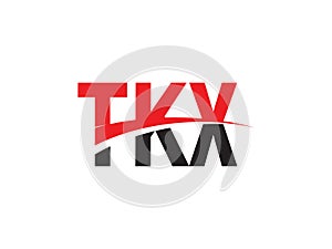 TKX Letter Initial Logo Design Vector Illustration