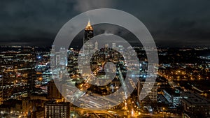 TL Atlanta Skyline Night