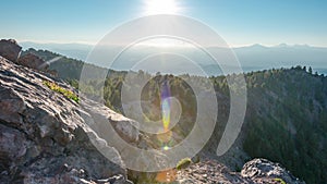 TL Paulina Peak West at Sunset