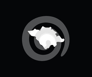 Tlaxcala map Mexico state shape