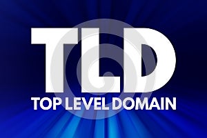 TLD - Top Level Domain acronym