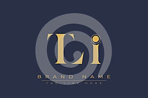 TLI abstract letter logo design