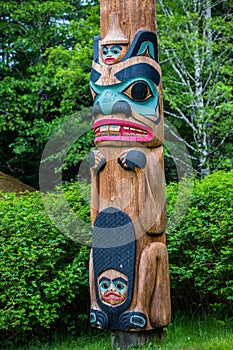 Tlingit Beaver Clan Totem Pole