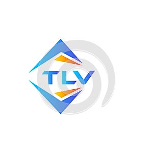 TLV abstract technology logo design on white background. TLV creative initials letter logo concept photo
