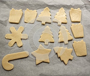 tmas shaped cookies for the holidays