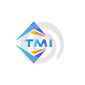 TMI abstract technology logo design on white background. TMI creative initials letter logo concept photo