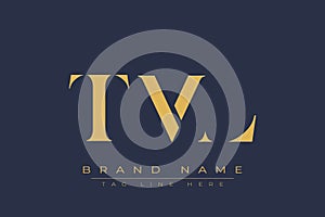 TML abstract letter logo design