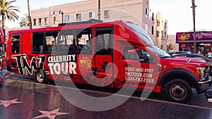 TMZ Celebrity Tour bus