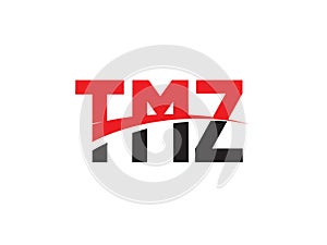 TMZ Letter Initial Logo Design Vector Illustration