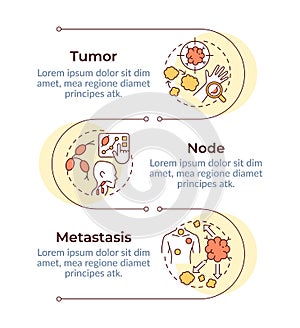 TNM system infographic vertical sequence photo