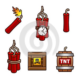 Tnt and dynamite set