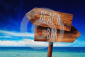 To the Beach or to the Bar